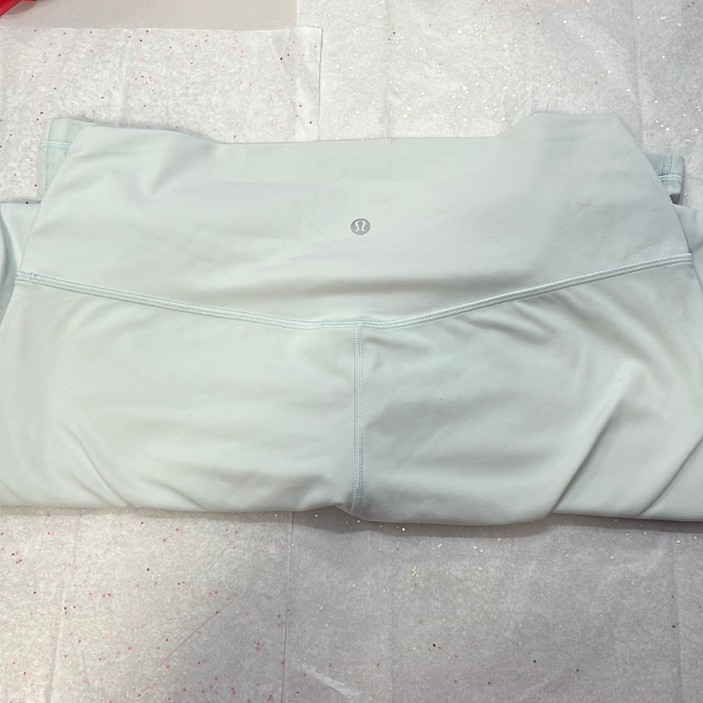 Light Blue Lululemon High Rise Pant 25”